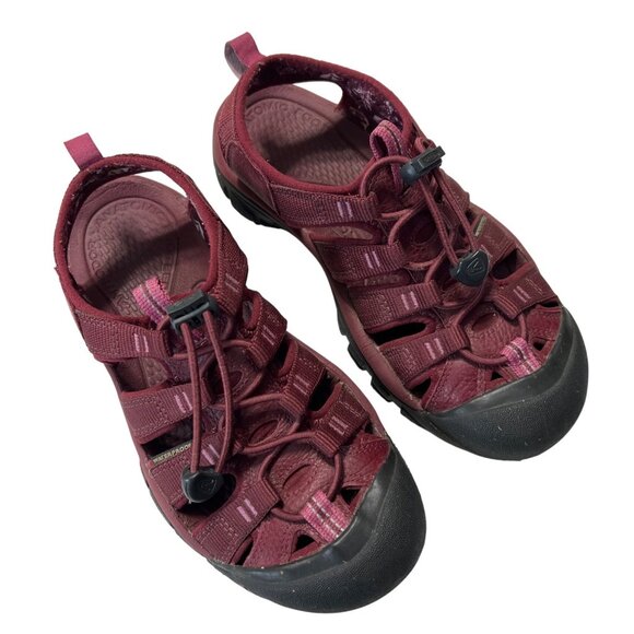 Womens Keen Newport H2 Sandals Size 7 Burgundy - Picture 2 of 10